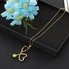 Fashion Stethoscope Pendants Necklaces