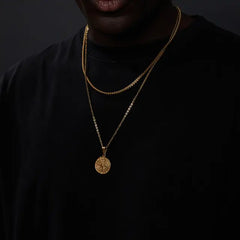 Vnox Layered Necklaces For Men