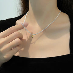 Sparkling Clavicle Chain Necklace