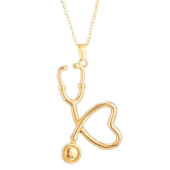 Fashion Stethoscope Pendants Necklaces